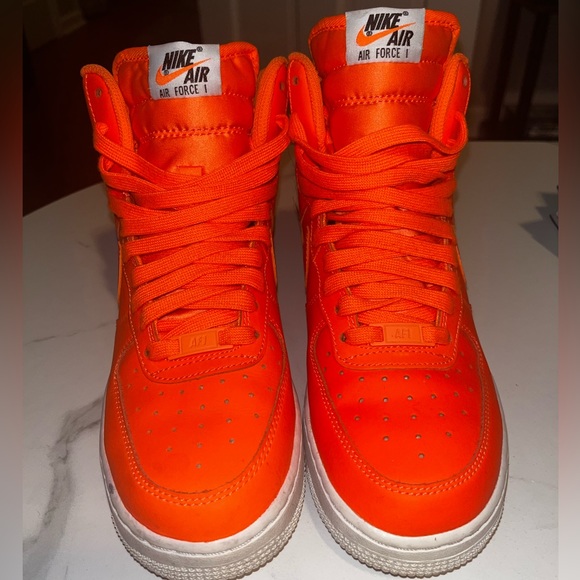 Orange Nike AF1 High - Picture 2 of 7
